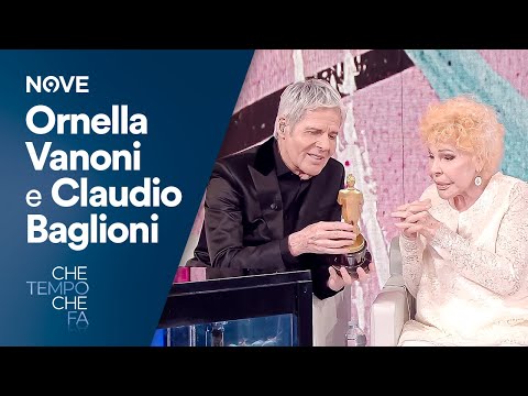 Ornella Vanoni e Claudio Baglioni "Ti ricordi quando mi hai dato il Baglioni d'oro"|Che tempo che fa