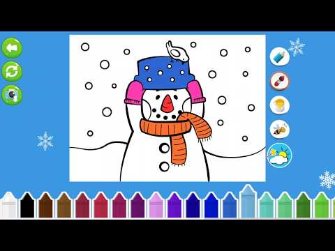 Christmas Coloring Pages Video