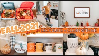 FALL 2021 DECORATE + CLEAN WITH ME