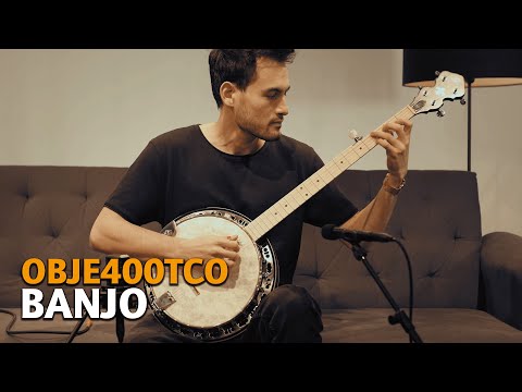 Ortega OBJE400TCO-L Falcon Series Quilted Maple Neck 5-String Resonator Banjo w/Gig Bag For Left Hand Player image 6