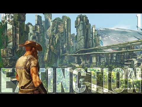 THE LAST CITY ON EARTH? Exploring the Sanctuary! :: Ark Extinction Ep. 1