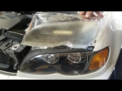 '03 BMW 325xi E46: Headlight Lens Replacement