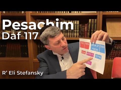 Daf Yomi Pesachim Daf 117 by R’ Eli Stefansky