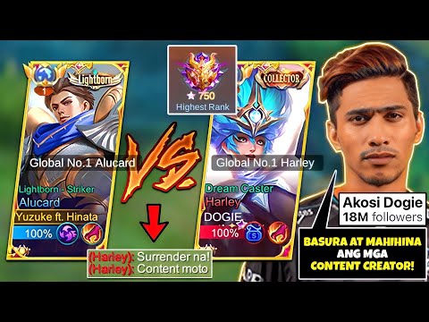 YUZUKE VS DOGIE | Top Global Alucard Vs No.1 Most Famous Streamer! (He Called me Trash) - Who Win? 🔥