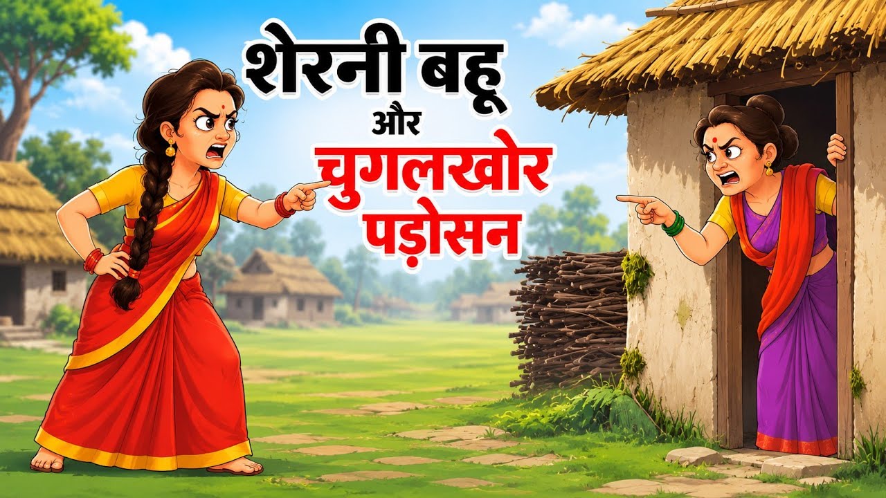 शेरनी बहू और चुगलखोर पड़ोसन | Sherni Bahu Aur Chugalkhor Padosan | Hindi Kahaniya | ToonShow Hindi