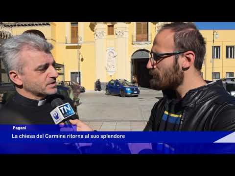 Pagani, la chiesa del Carmine ritorna al suo splendore