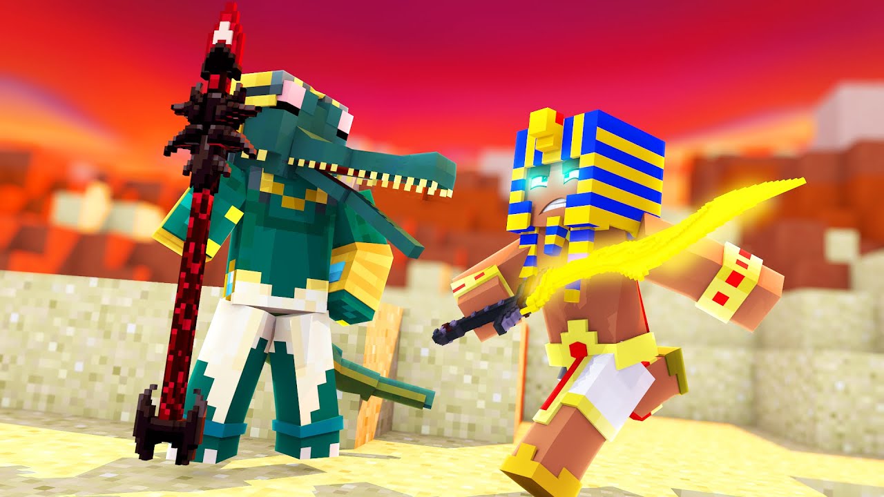 Minecraft: SOBEK DEUS METADE JACARÉ - DEUSES DO EGITO 2 Epi. 02 ‹ Koow ›