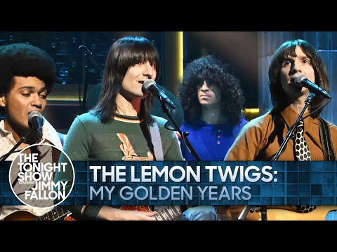 The Lemon Twigs: My Golden Years | The Tonight Show Starring Jimmy Fallon