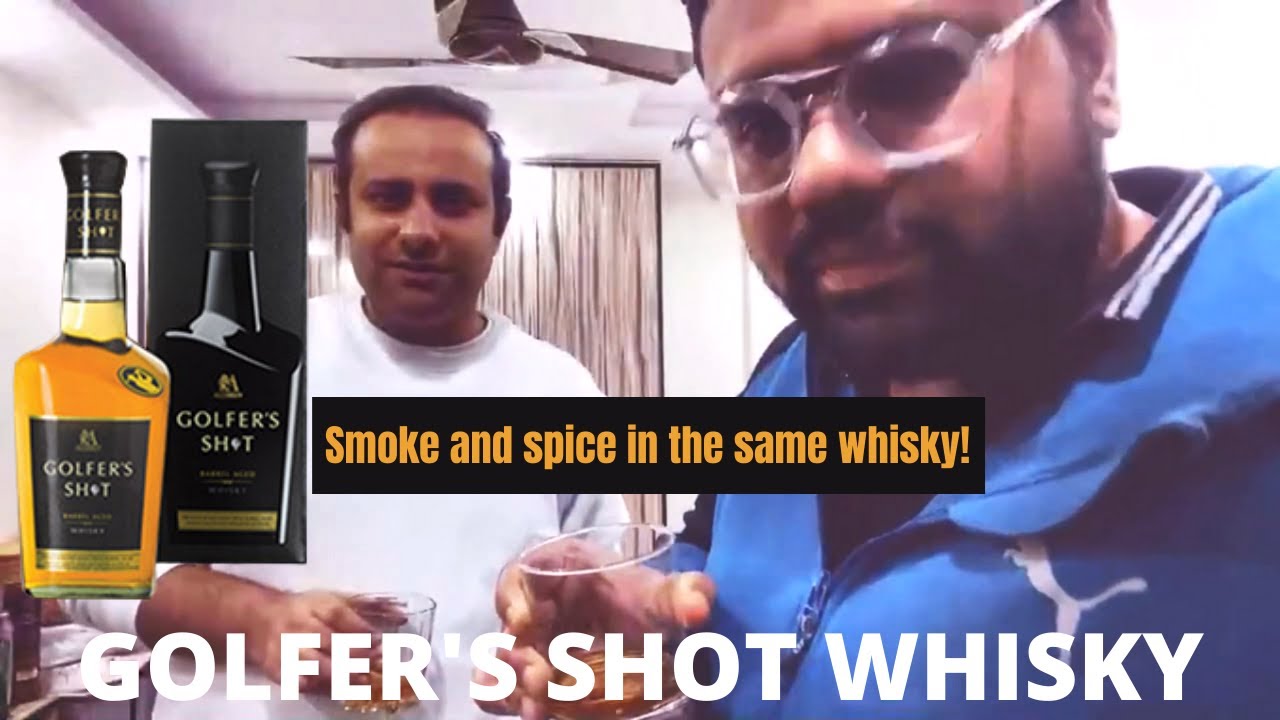 Golfer's Shot Whisky Quick Review in Hindi #madeinindia