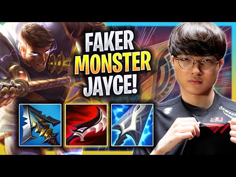 FAKER IS A MONSTER WITH JAYCE! - T1 Faker Plays Jayce MID vs Vex! | Season 2023