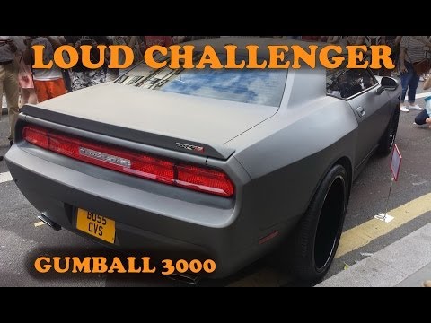 LOUD Dodge Challenger SRT8 @Gumball 3000 London 2014