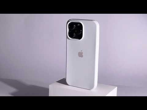 Чехол на iPhone 14 Plus бирюзовый матовый силиконовый с микрофиброй на телефон Айфон 14 Плюс - фото 1 - id-p2276092045