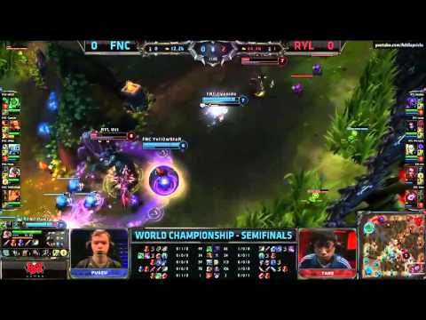Fnatic vs Royal Game 1 (S3 World Championship Semi Finals)