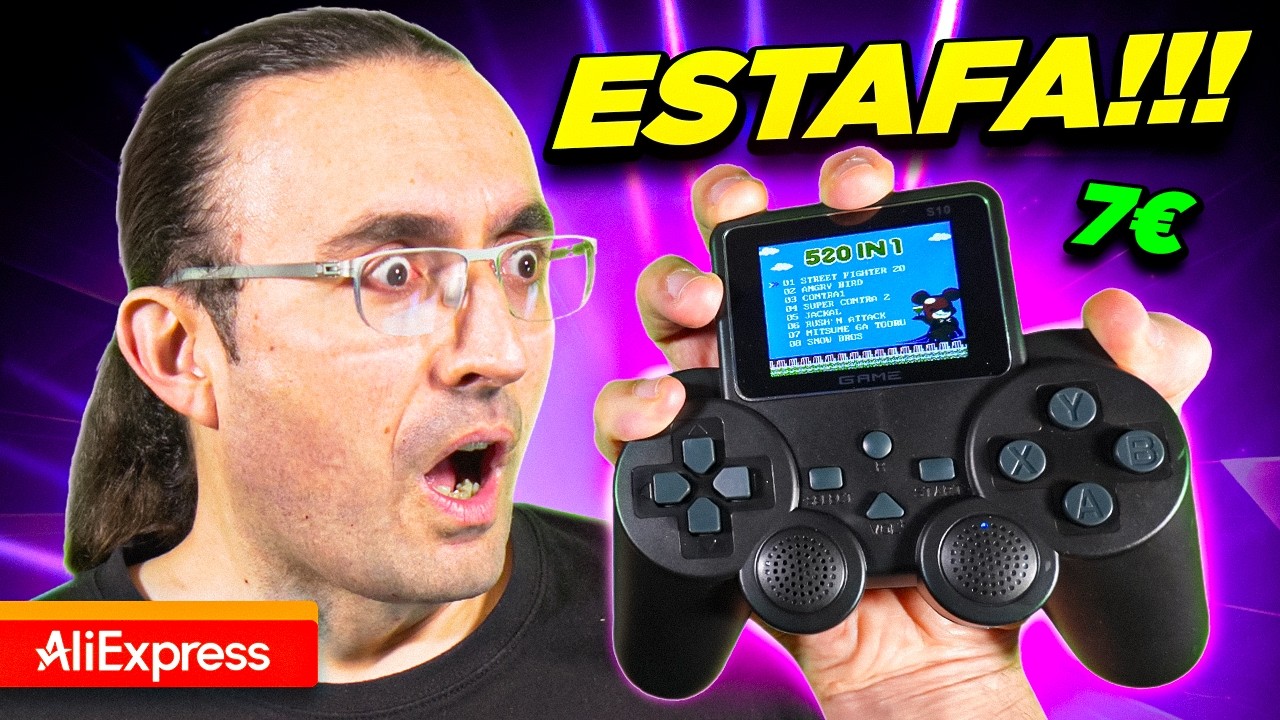 COMPRE una consola por 7 EUROS en ALIEXPRESS y recibí ESTO