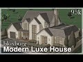 Bloxburg - Modern Luxe Family House Speedbuild (exterior)