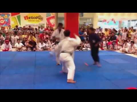 Kyokushin Karate VS Taekwondo ( Brutal Knockout)