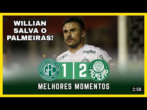 Guarani 1 x 2 Palmeiras | Melhores Momentos | Gols Paulistão 23/04/2021
