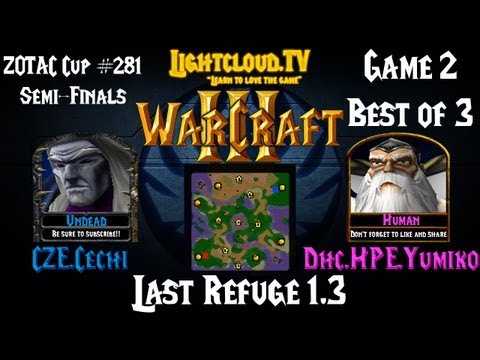 CZE.Cechi (UD) VS Dhc.Yumiko (HU) - WC3 G2 - ZOTAC #281 SF