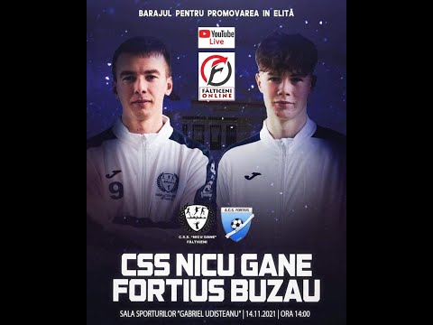 FUTSAL U19 / CSS NICU GANE - FORTIUS BUZĂU