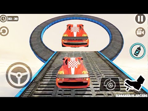 Car Driving Stunts: Impossible Car Tracks 3D | Red Car Driving High Speed - Android GamePlay