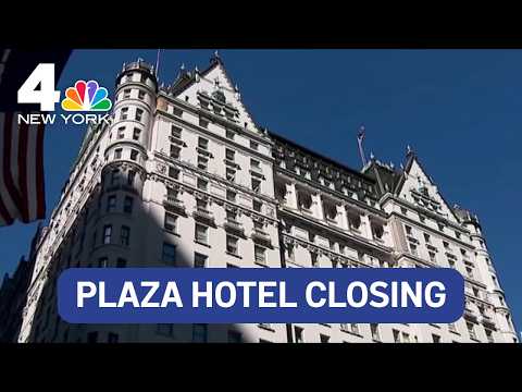 NYC's famed Plaza Hotel to close in January for 4-year makeover