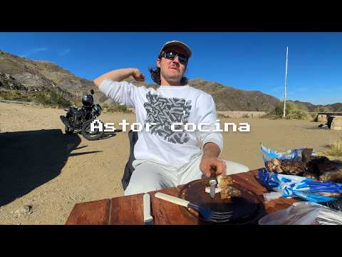 Astor cocina en Nogoli - Charlas de montaña