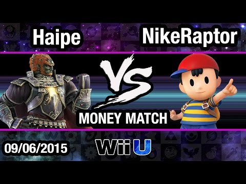 Haipe (Ganon) vs. NikeRaptor (Ness) : Money Match - Smash Wii U