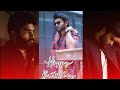 Kiran Abbavaram Birthday WhatsApp Status Alightmotionediting Sammathamemoviehero