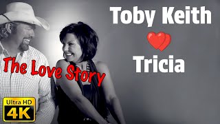 Love Story ❤️ of Toby Keith & Tricia Covel: 🎸Four Decades of Harmony #riptobykeith #tobykeithtribute