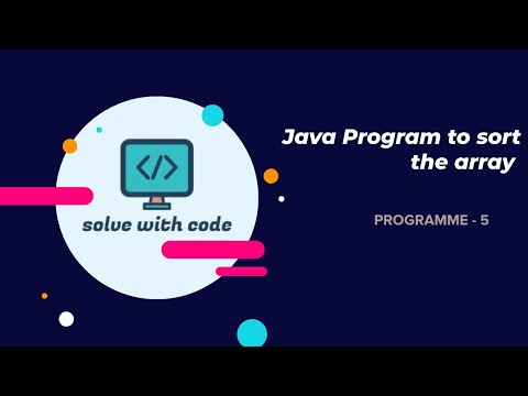 Sorting The Array In Ascendingdescending Order Without Using Built In Function Java Program 5
