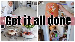Get It All Done With Me 🧺✨ | Undecorating, Cleaning, Cooking & DIY