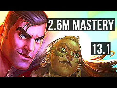 JAYCE vs ILLAOI (TOP) | 2.6M mastery, 800+ games, 12/2/3, Dominating | EUW Master | 13.1