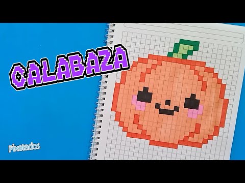 HOW TO DRAW A HALLOWEEN PUMPKIN STEP BY STEP - PIXELATED