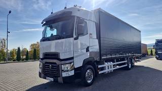 Renault T 440 / 6x2 / FÜGGÖNYPONYVÁS - 9,5 M / SZÓLÓ / EMELŐHÁTFAL DHOLLANDIA - 2 0
