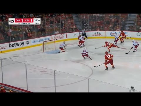 Calgary Flames Scoring Chances VS Carolina 2021/12/09