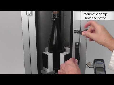 Mecmesin Combicork   Release Torque of Sparkling Wine Stoppers - Video by Mecmesin
