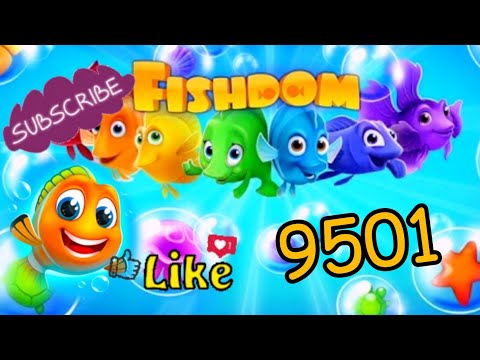 fishdom 2022, no Boosters, 9501  level - прохождение без бустеров, 9501 уровень.