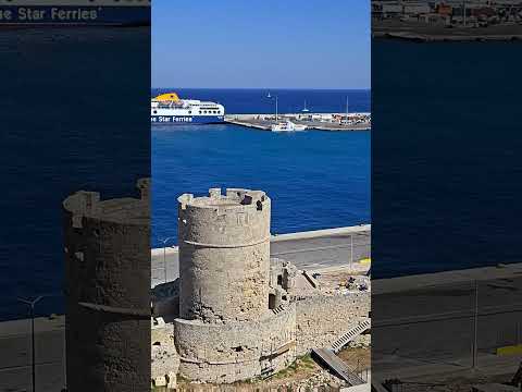 Thumbnail for Rhodes Island Port - Greece - Virgin Voyages - Resilient Lady Cruise Ship