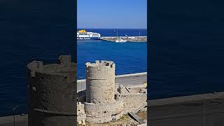 Rhodes Island Port - Greece - Virgin Voyages - Resilient Lady Cruise Ship