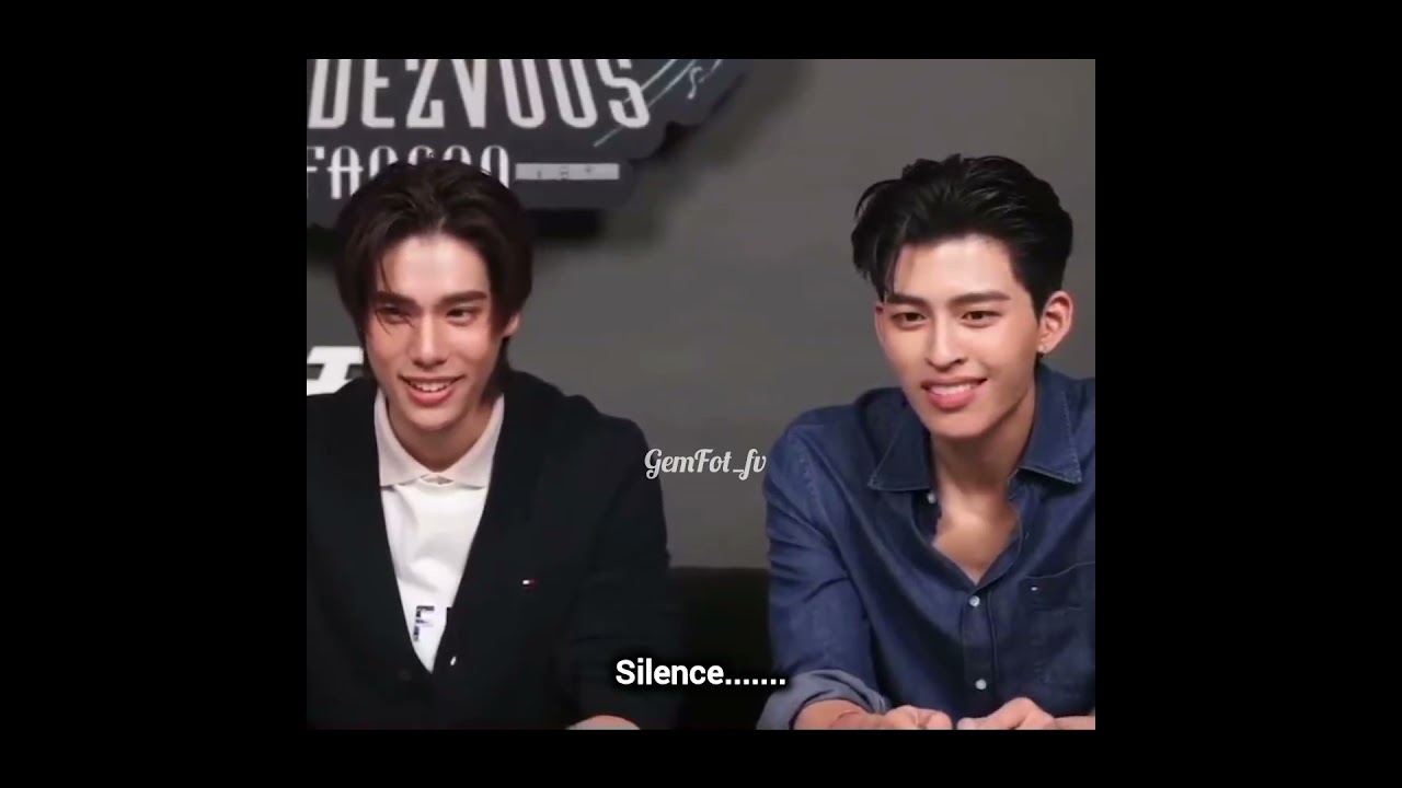 The pin drop silence after the question 😆 #pondphuwin