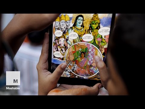 Augmented reality comic book fights sexual violence | Mashable