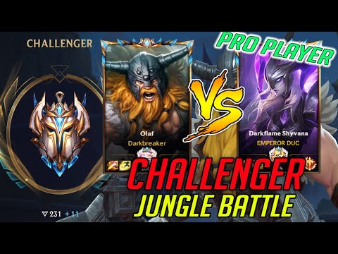 WILD RIFT OLAF | PLAYING VS PRO JUNGLER (TRIBE GAMING) Challenger ELO