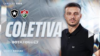 Coletiva pós-jogo com Martín Anselmi | Botafogo x Fluminense | Cariocão