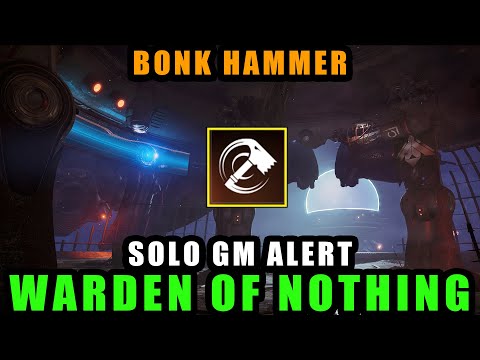 Bonk Titan Solo Grandmaster Warden Of Nothing In 14 Minutes [Destiny 2 Renegades]