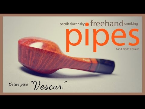 Smoking pipes - Briar pipe 173 "Vescur" | freehand smoking pipes | slovak pipe