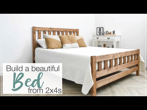 How to build a simple Mission Style platform bed