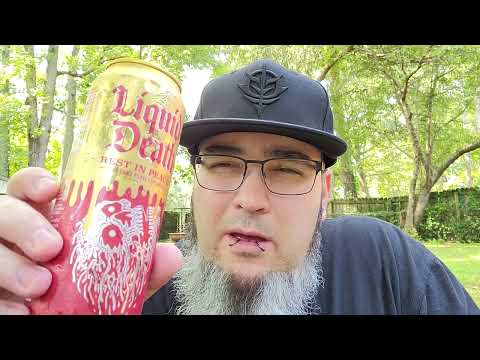 Liquid Death - Rest In Peach Tea Review