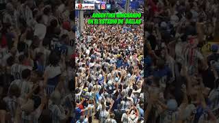 La Hinchada Argentina Conquistando Dallas #shorts | RDC Cine