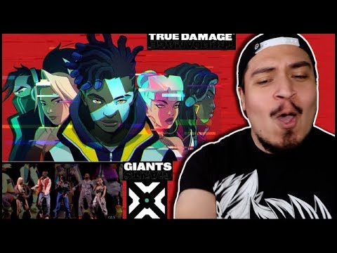True Damage - GIANTS (ft. Becky G, Keke Palmer, SOYEON, DUCKWRTH, Thutmose) REACTION
