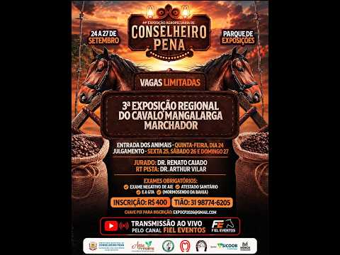 3ª  EXPOSIÇAO REGIONAL DO CAVALO MANGALARGA  MARCHADOR
